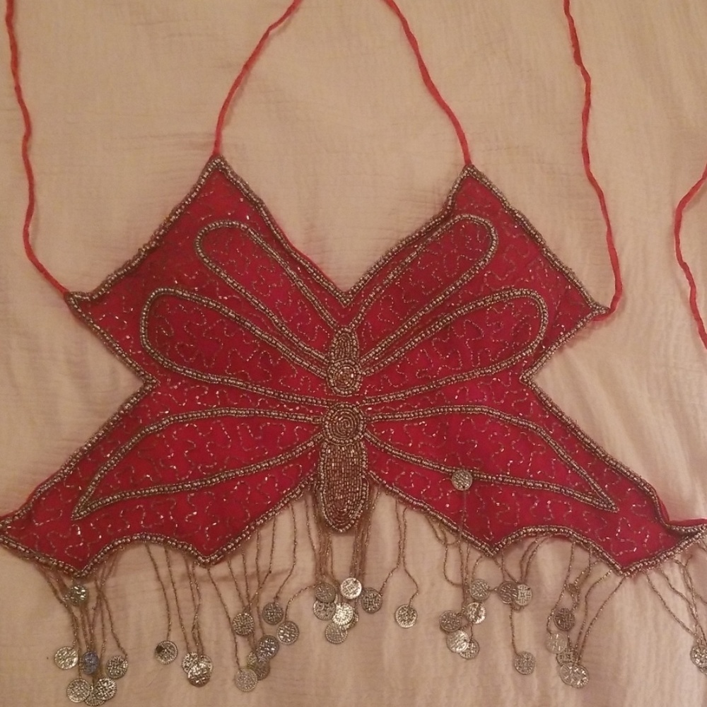 Exquisite beaded belly dancing Wear